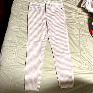 Paige stripe denim - fits 25 waist, Paige size 27